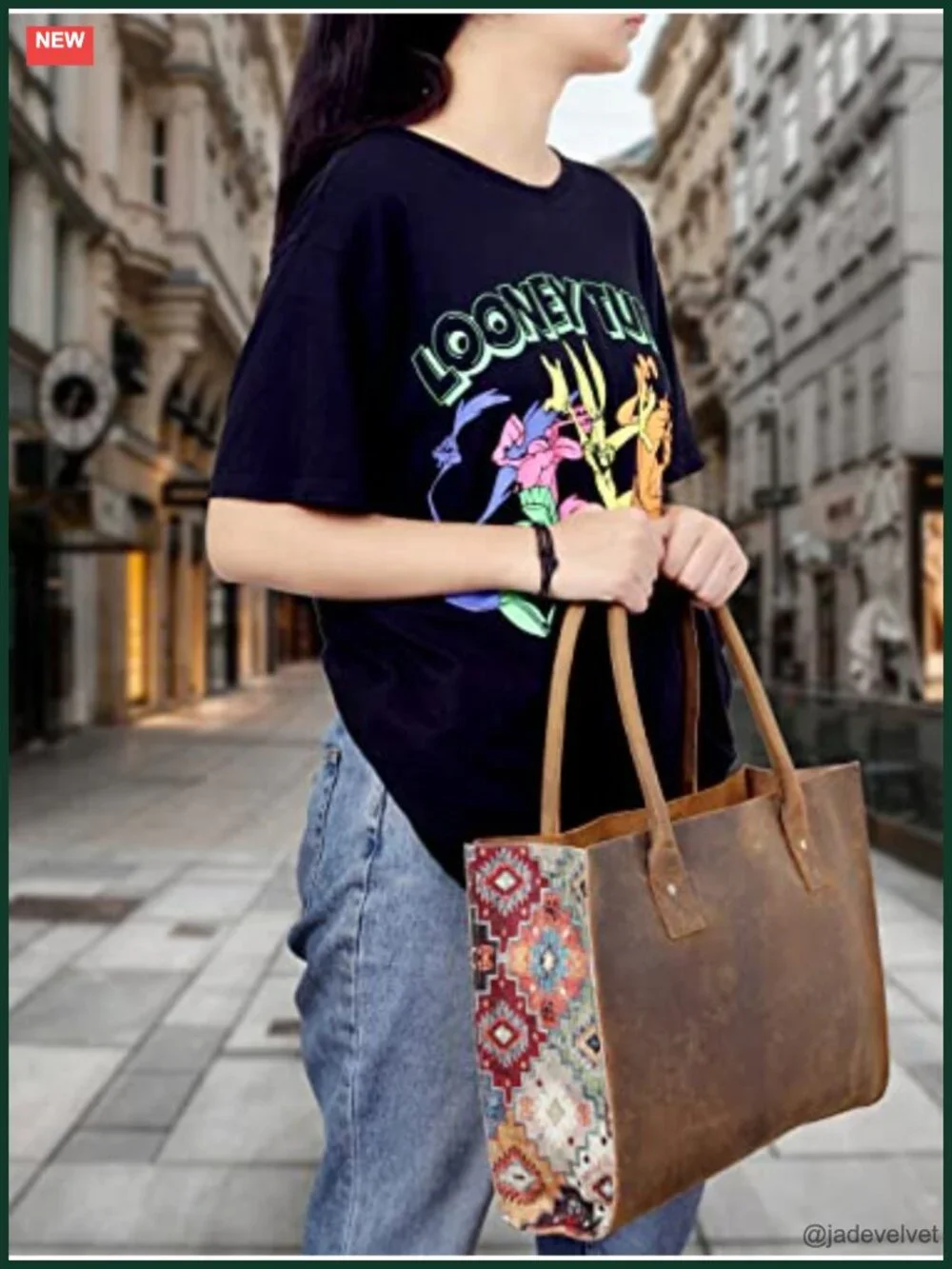 Leather Shoulder Satchel Tote Bag Women Crossbody